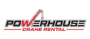 The powerhouse crane rental logo is a crane rental company.