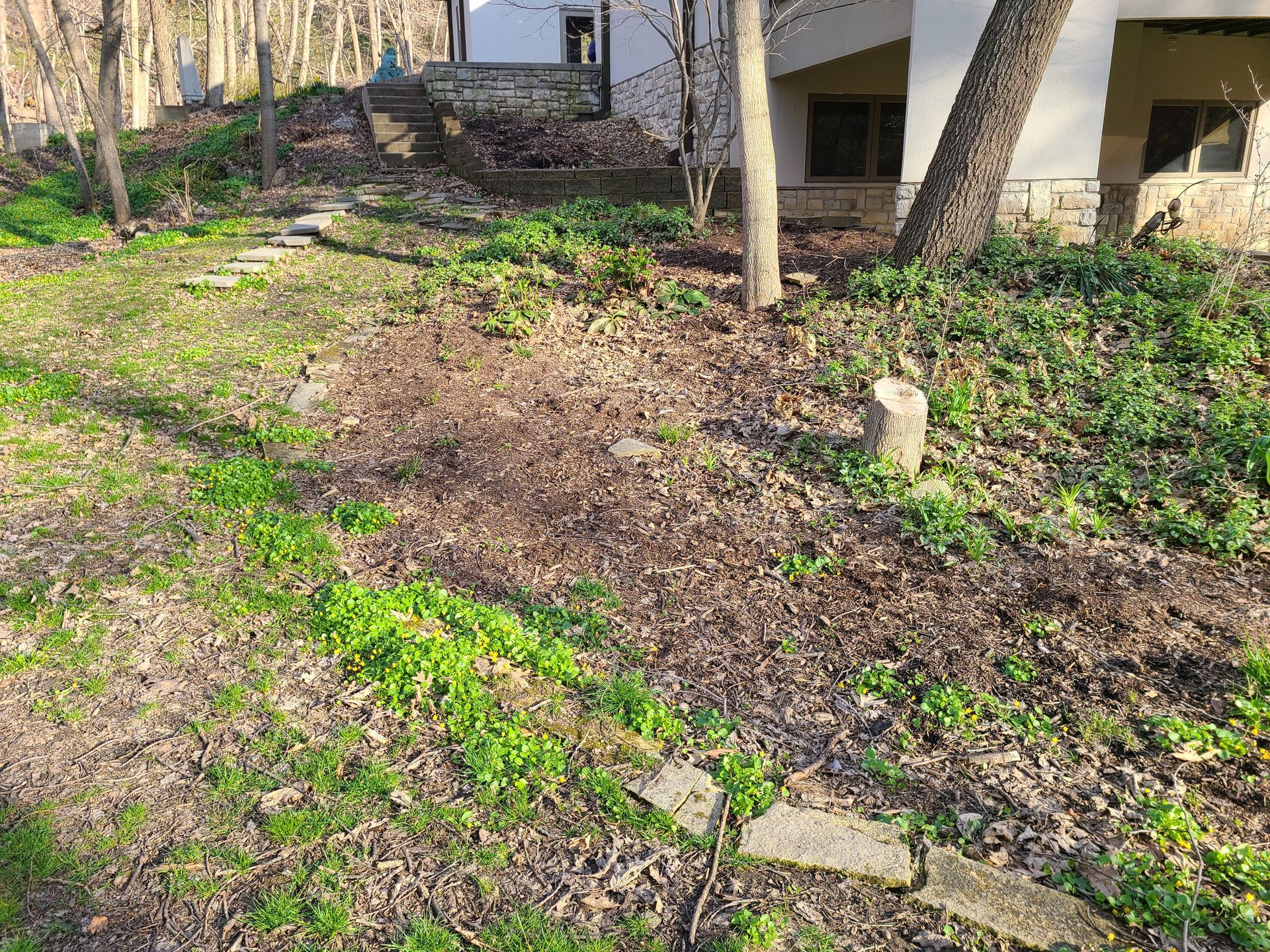 Before Landscaping - Marion, IA - S&B Scapes