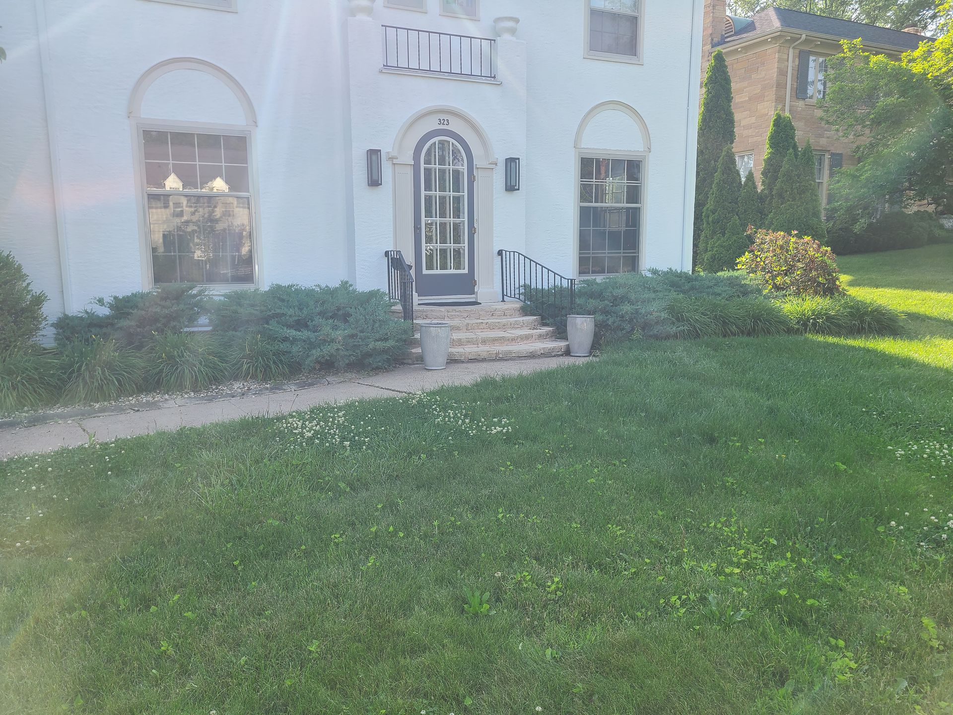 Before Retaining Wall Restoration - Marion, IA - S&B Scapes