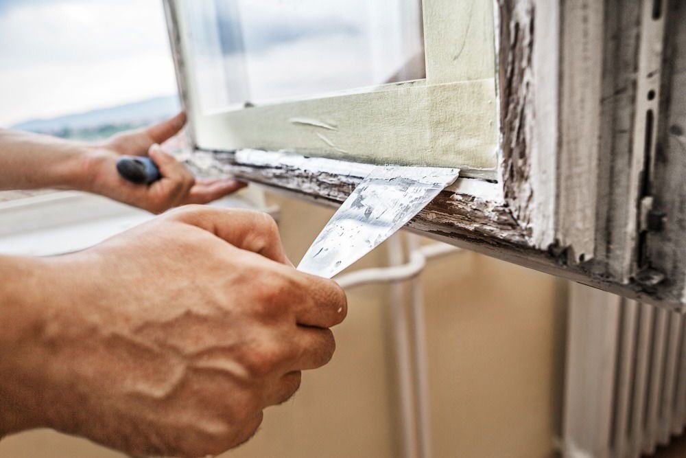 windows with deterioration and damage