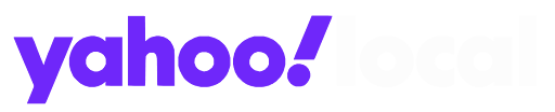 Yahoo logo in purple text on a white background