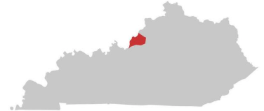 Gray map with a small red highlighted region near the top center