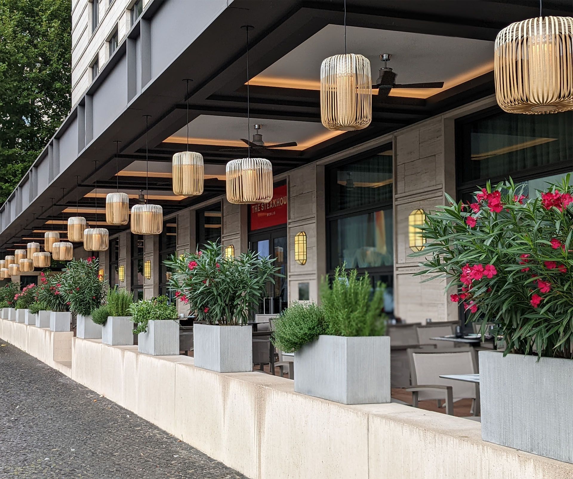 Außenbegrünung für das Hotel Central District