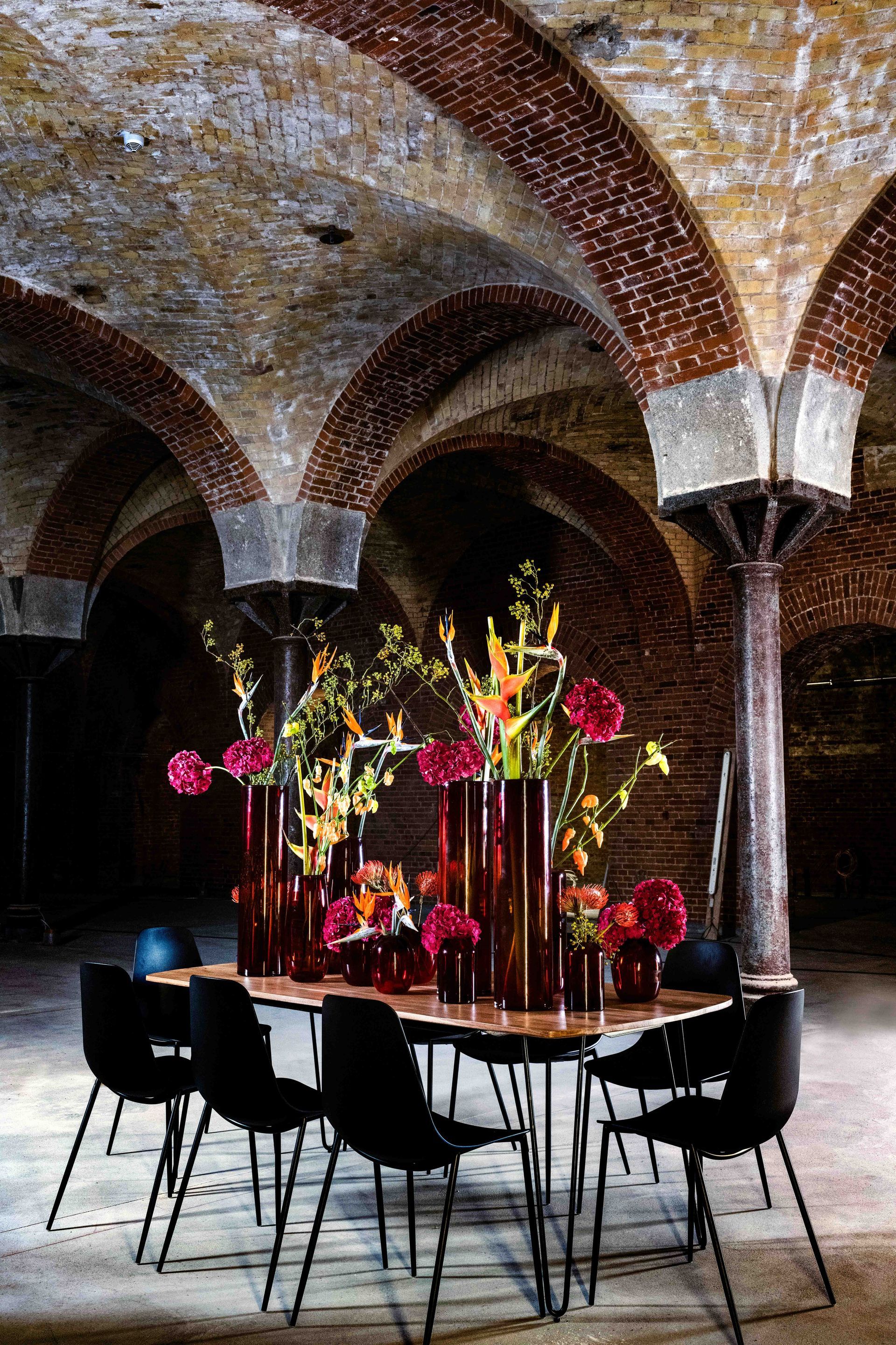 Florale Eventdekoration Deep Space Berlin