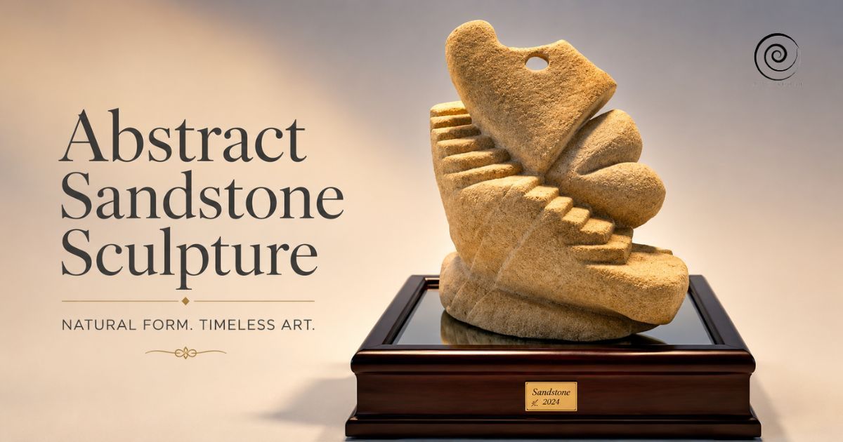 handcrafted sandstone sculpture