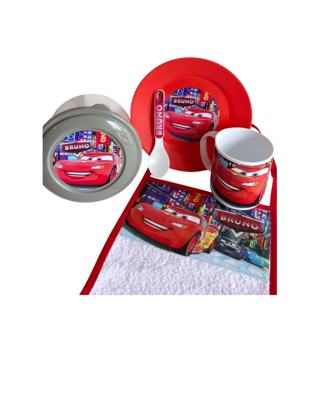 SET DE JARDIN PERSONALIZADO Cars