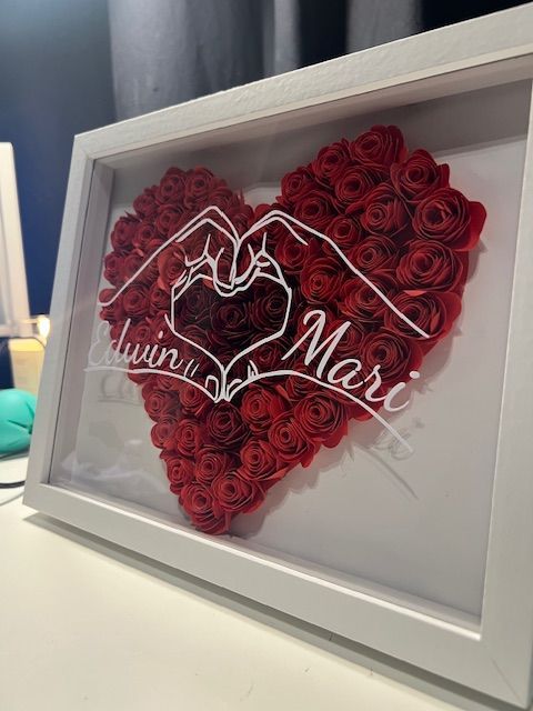 Poster rozen hart