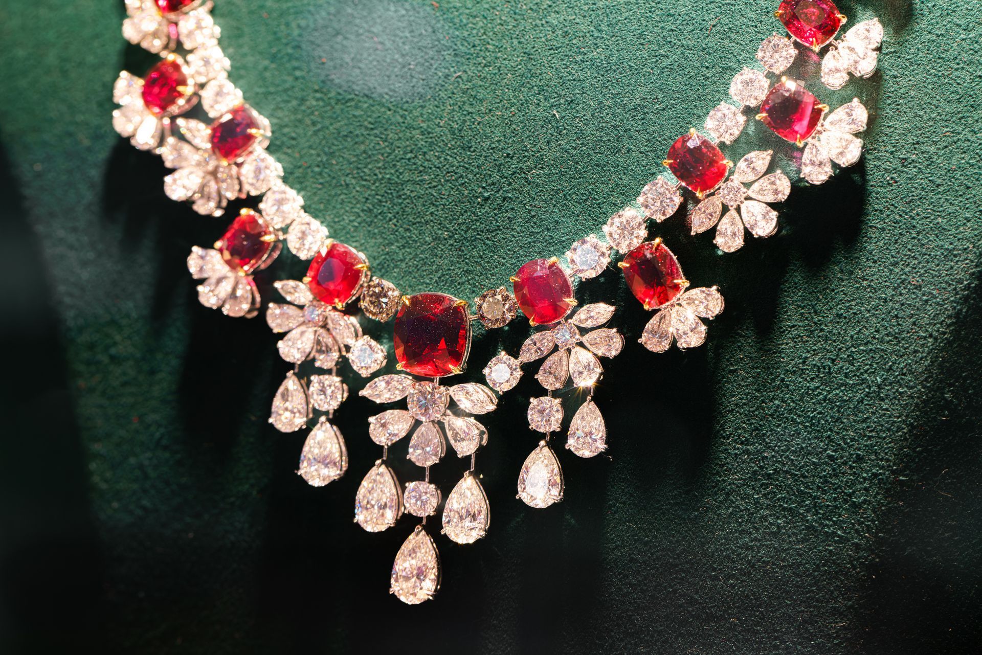 Ruby Necklace — Russellville, AL — Artistic Jewelry and Repair Ruby Necklace — Russellville, AL — Artistic Jewelry and Repair