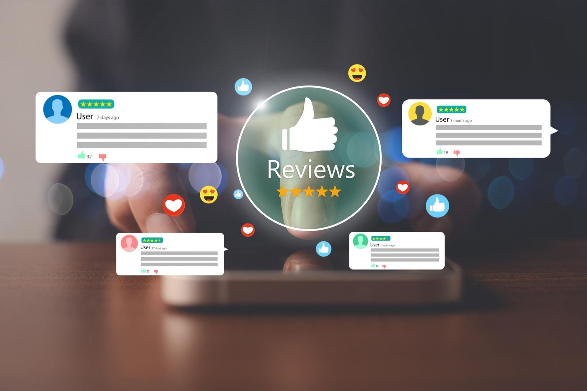 Comparing first-party and third-party customer reviews