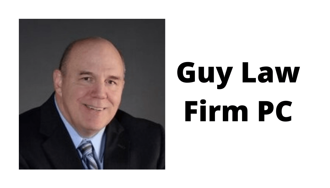 Headshot next to bold text reading “Guy Law Firm PC”