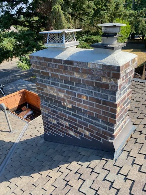 Chimney flashing replacement near Vancouver, WA