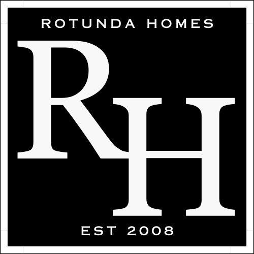 Rotunda Homes logo: white