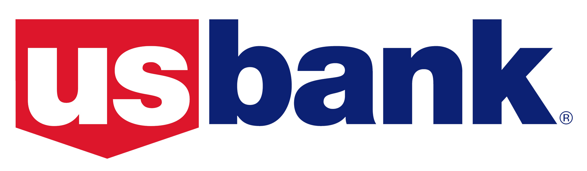 US Bank logo: red shield with 