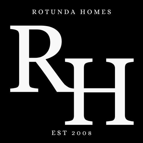 Rotunda Homes logo with white