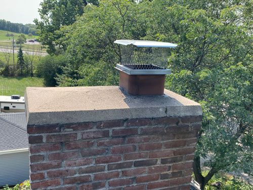 closeup of chimney