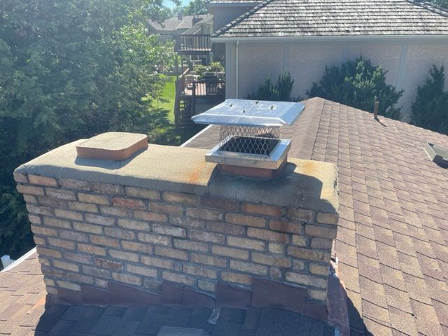 chimney before