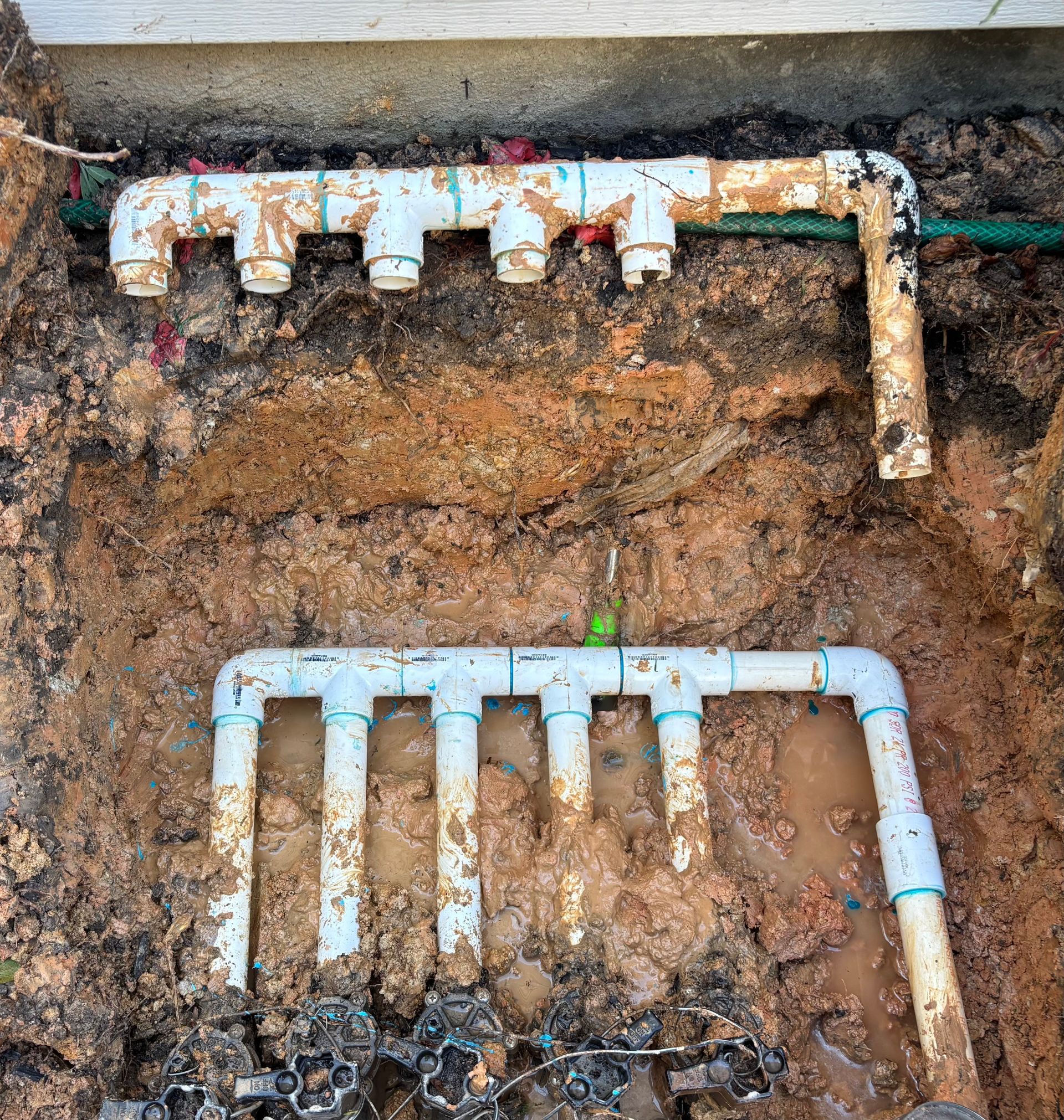 irrigation valve manifold repair