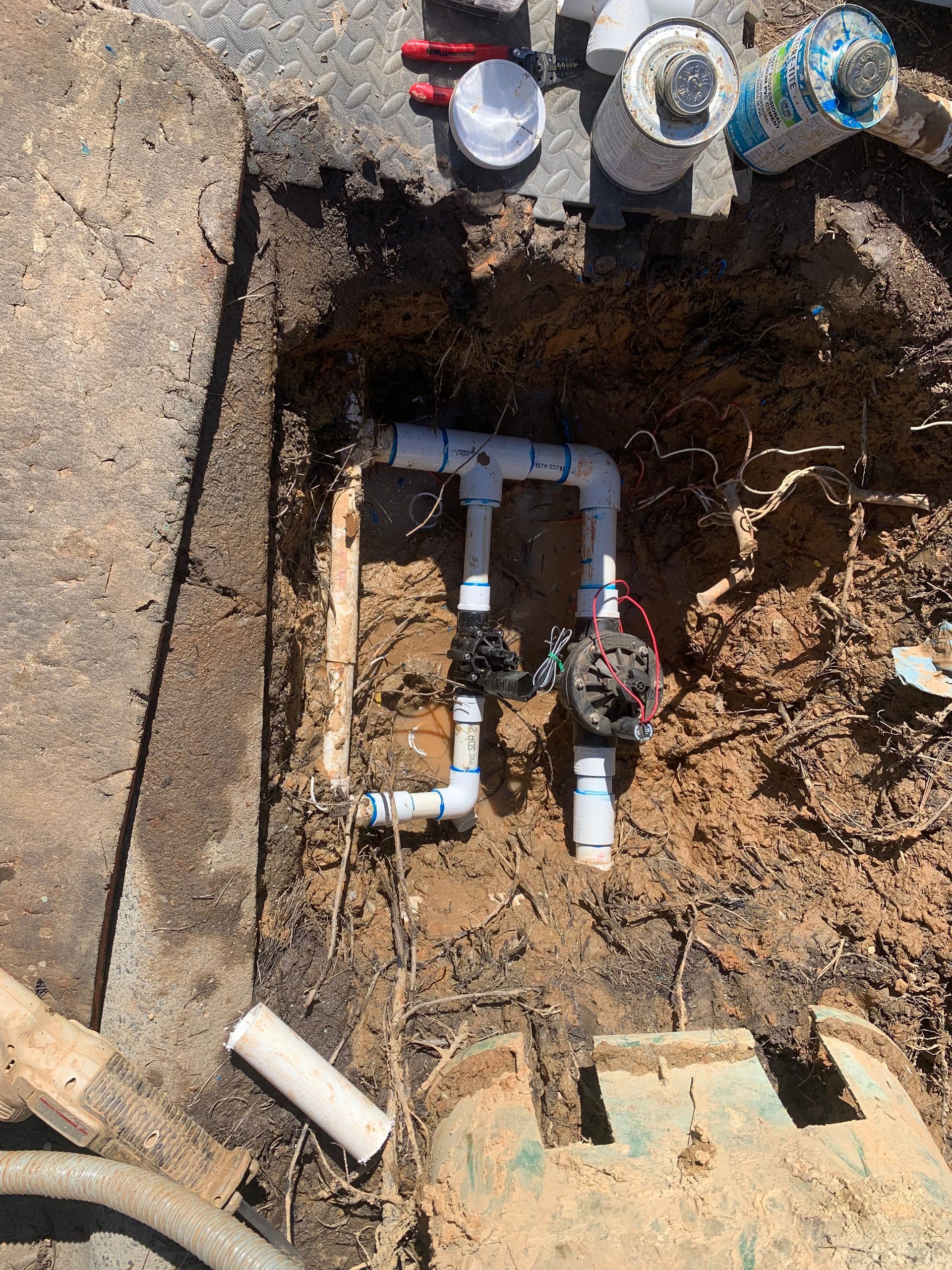sprinkler valve repair