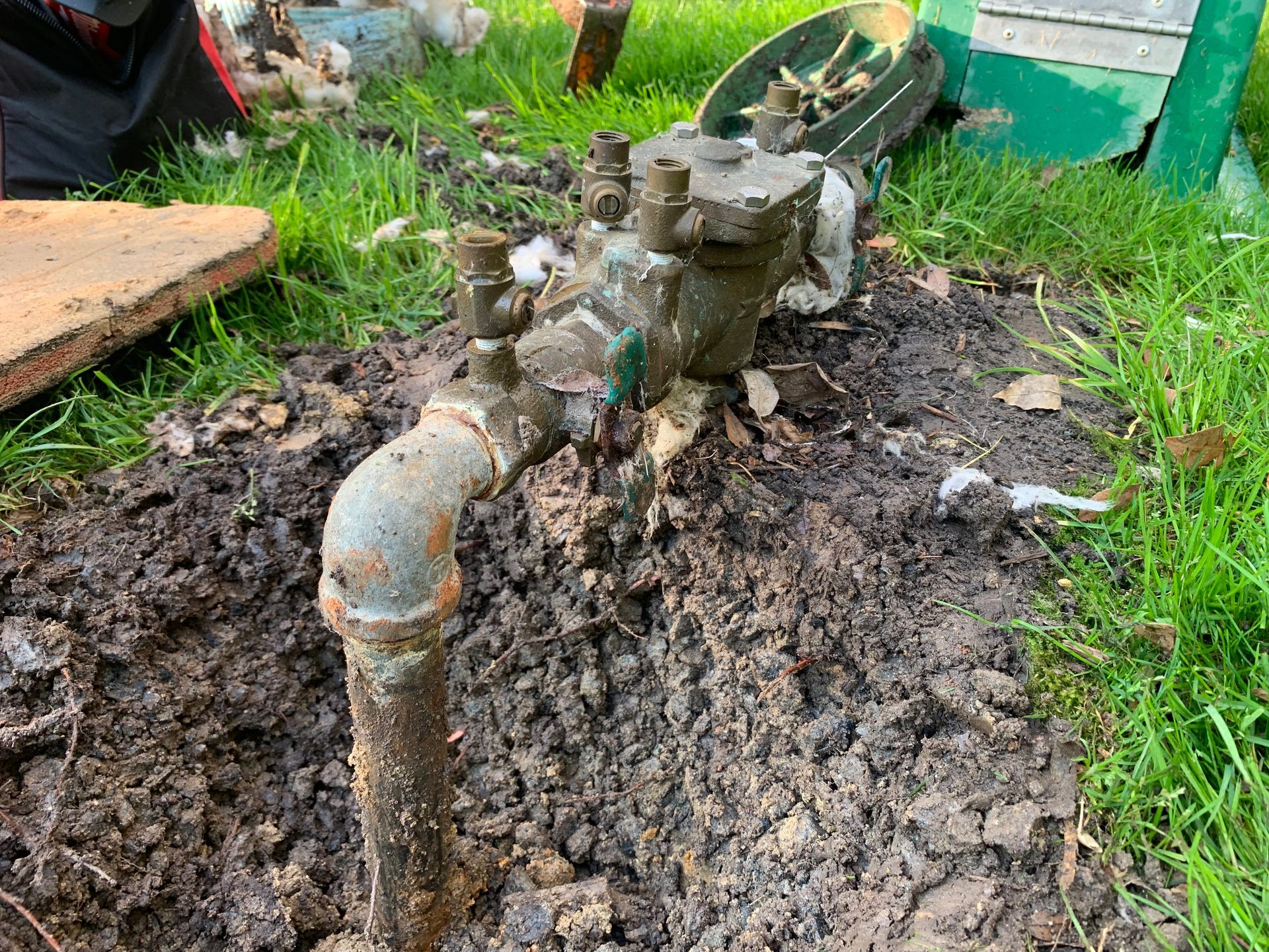 broken backflow