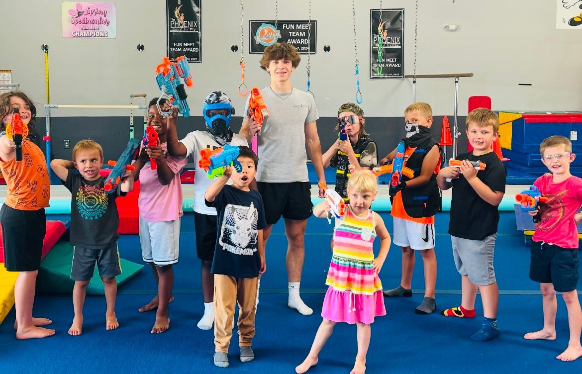 kids in a gym