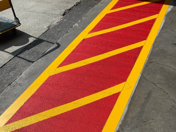 View of HLS | Anti Skid Surfacing - Anti Slip Painting - Hanover Linemarking