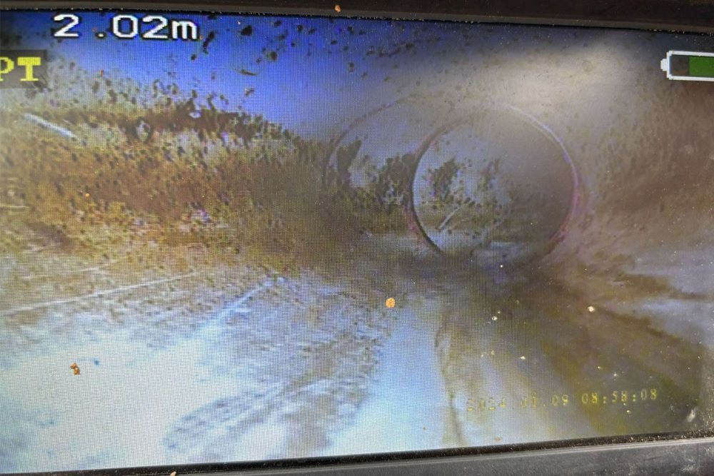 A Inspection Camera View Inside a Pipe — Shawline Plumbing and Drainage In Iluka, NSW