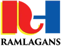 Logo: Red and yellow stylized