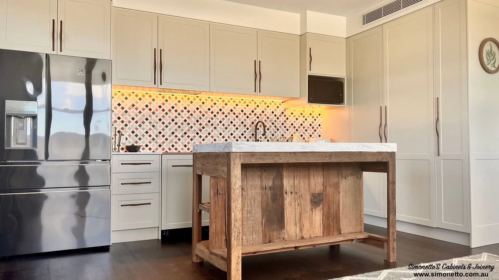 Modern Kitchen With Custom Cabinets