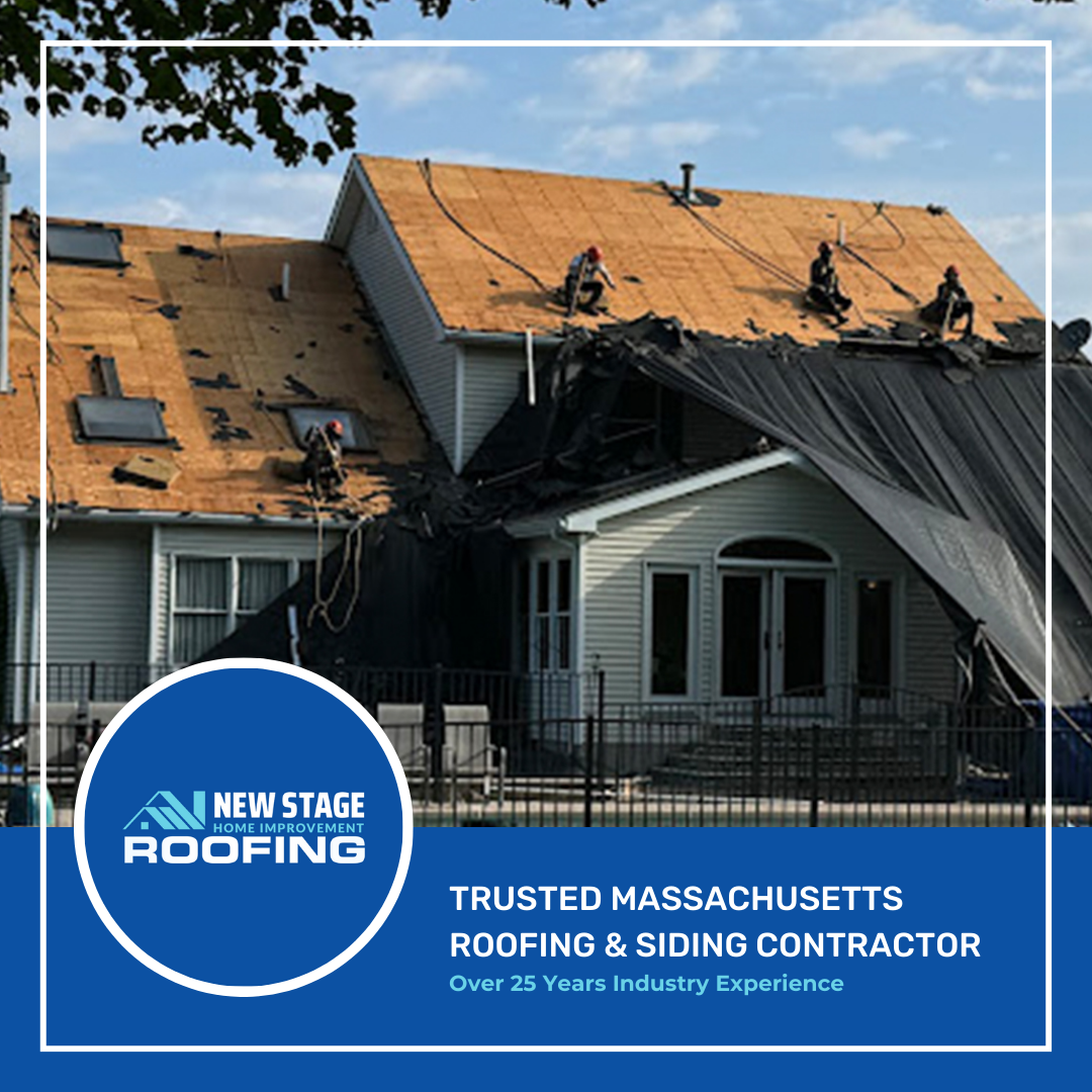 New Stage Roof Storm Damage Repair Image