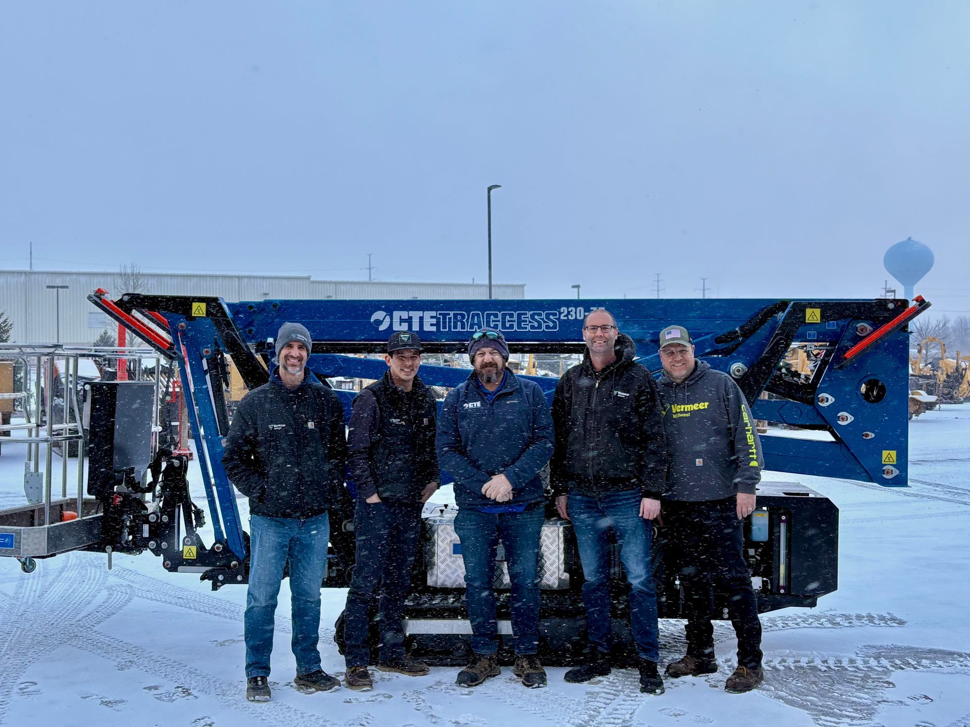 Vermeer Midwest with the CTE Traccess 230-75 Tracked Aerial Lift