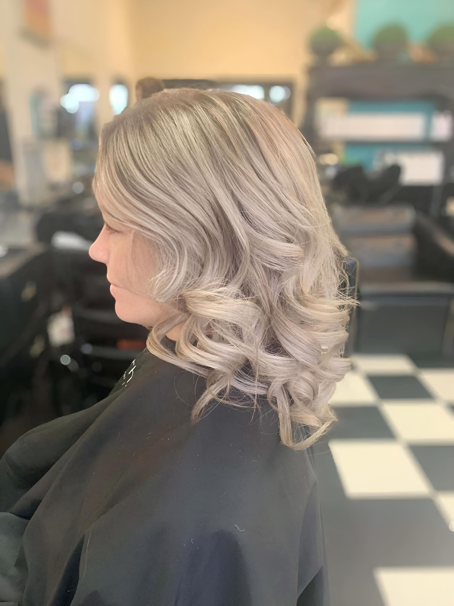 A Woman With Blonde Hair — Southside Hair & Beauty Design In South Tamworth, NSW