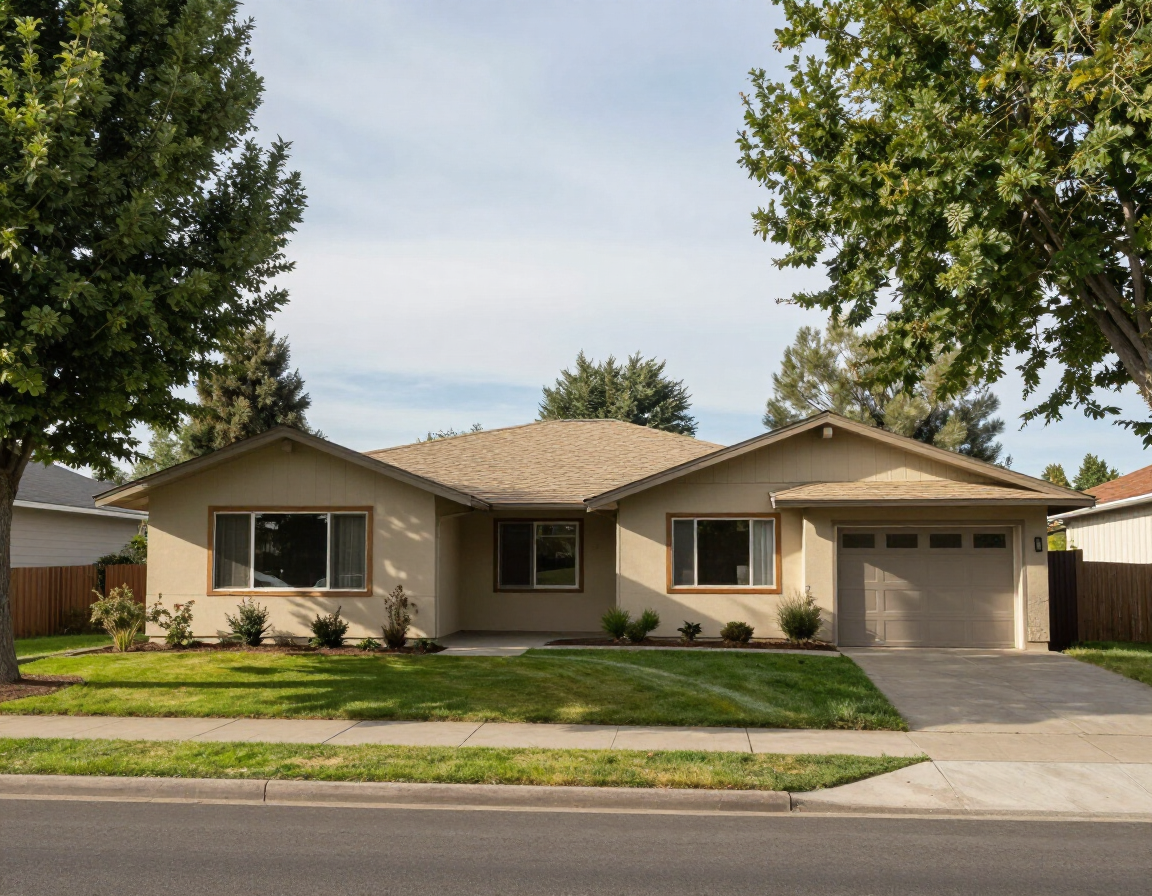 Residential neighborhood in Keizer, Oregon