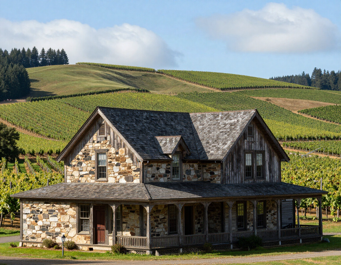 Historic property in McMinnville, Oregon wine country