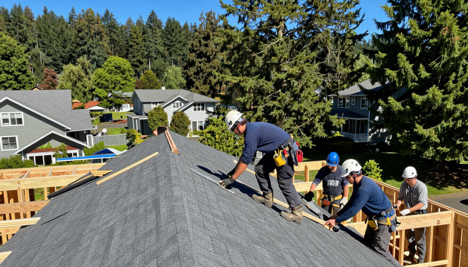 New roof installation in Salem Oregon