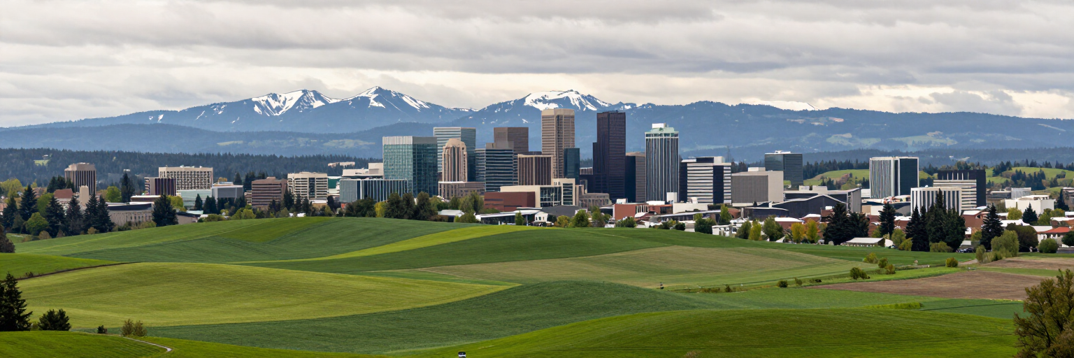 Willamette Valley landscape Oregon