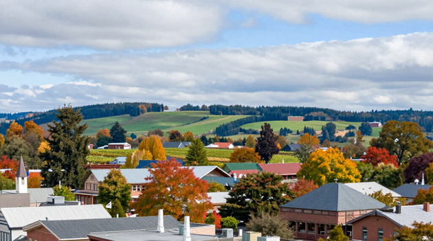 McMinnville Oregon wine country