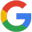 Google “G” logo in blue, red, yellow, and green on a white background