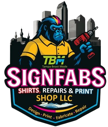 TBM SignFabs,Shirt,Repairs & Printshop LLC
