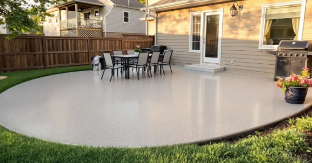 Residential Concrete Contractor Kansas City MO installing a concrete patio