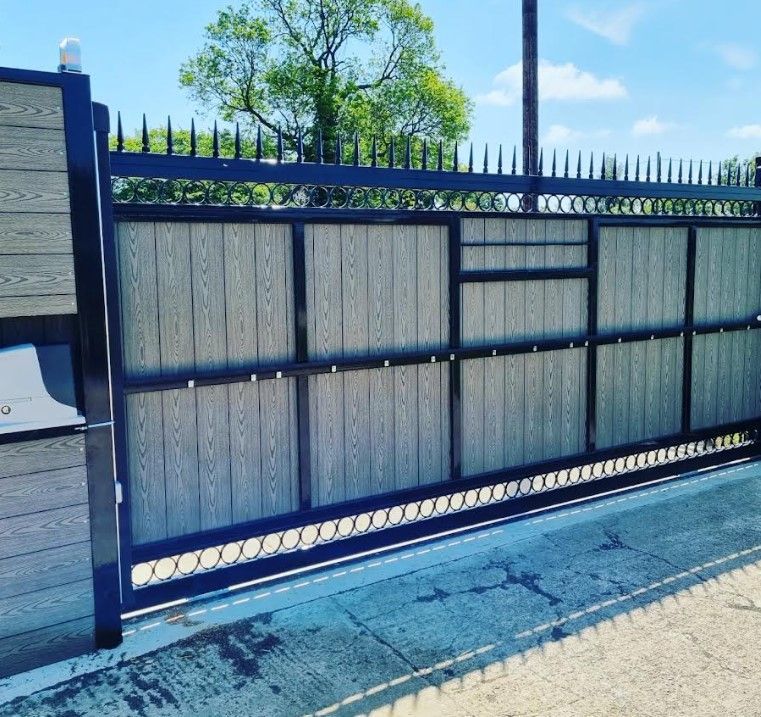 Composite Gates UK electric composite commercial gates Northwich