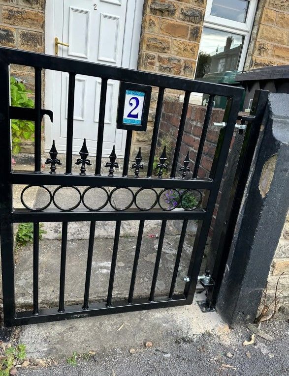 front garden metal gate Cheltenham
