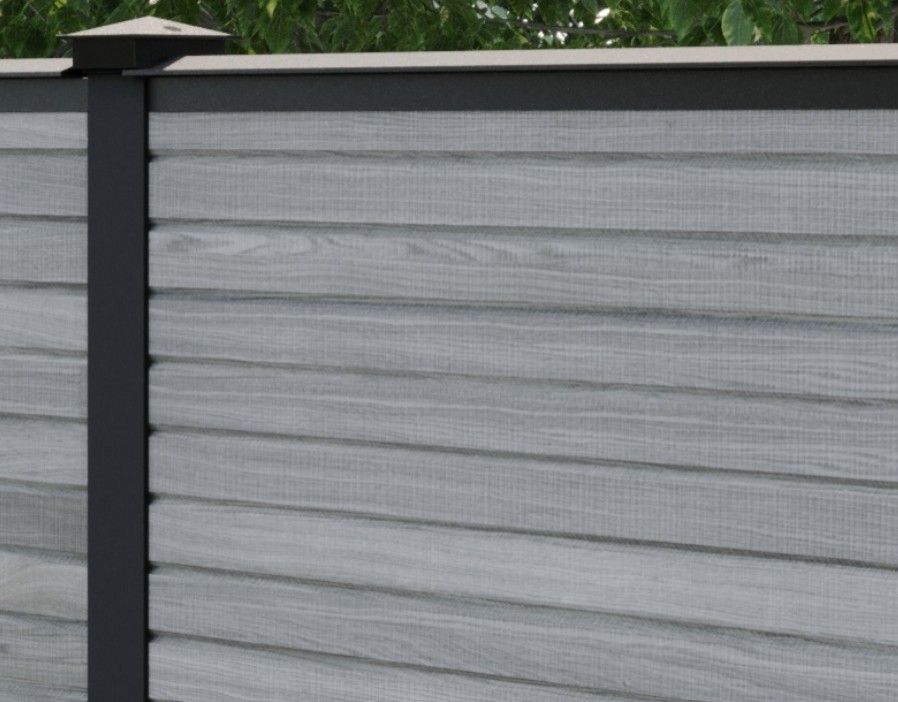 Composite Gates UK Natural Timber Composite Fence Boards Peterborough