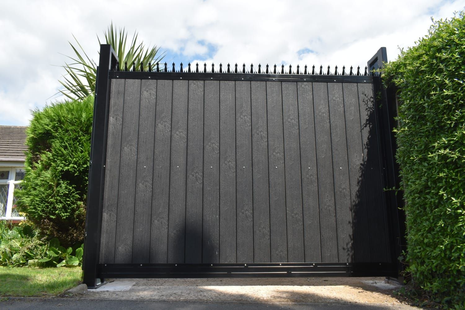 Automated composite swing gates