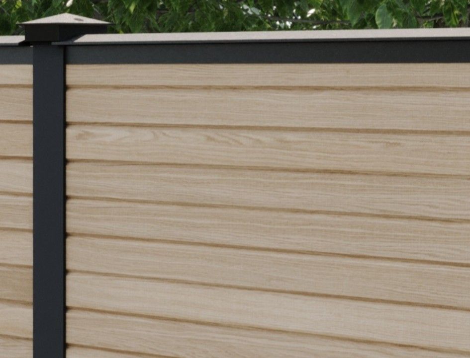 Composite Gates UK Natural Timber Composite Fence Boards Coventry
