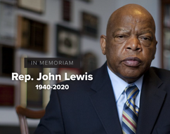 Rep John Lewis memoria; statement