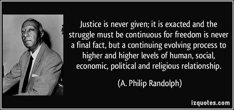 A. Philip Randolph quote