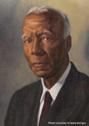 A. Philip Randolph oil painting portrait