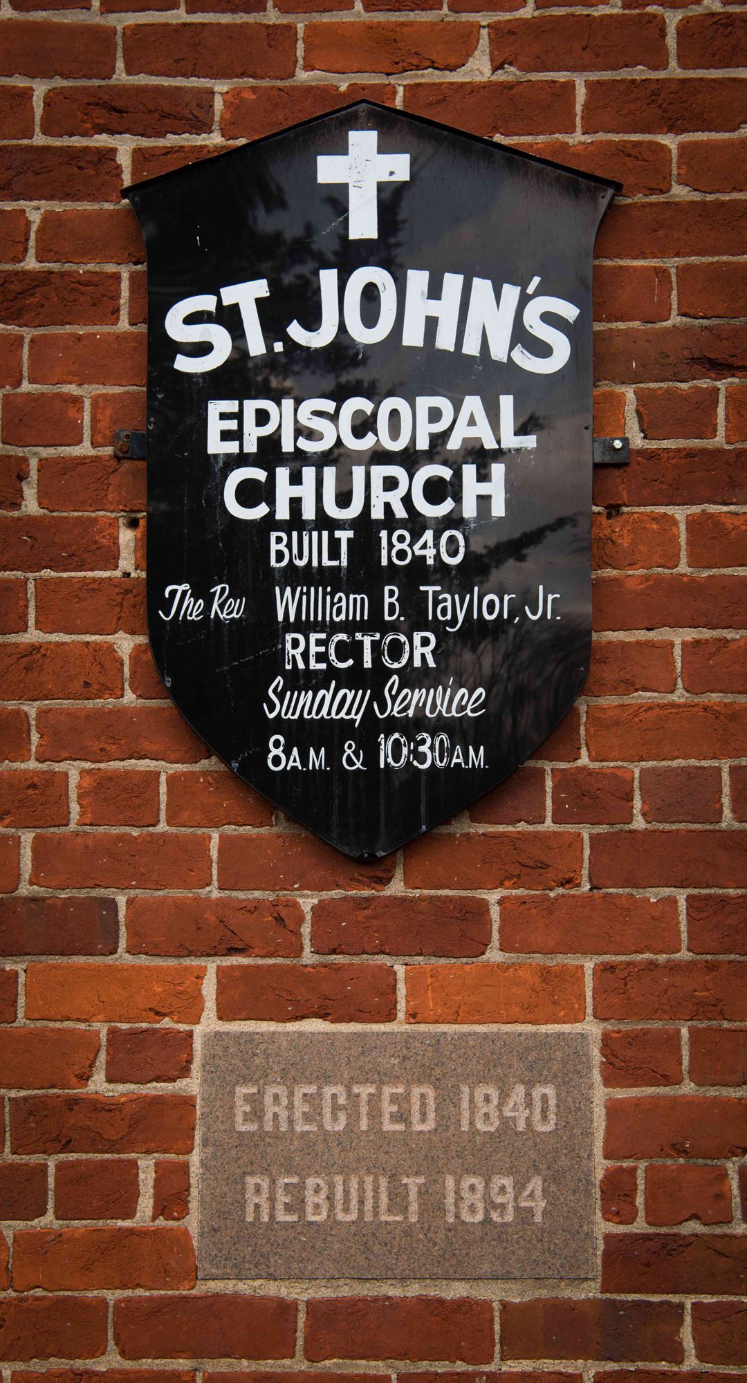 st. john's episcopal; church shield