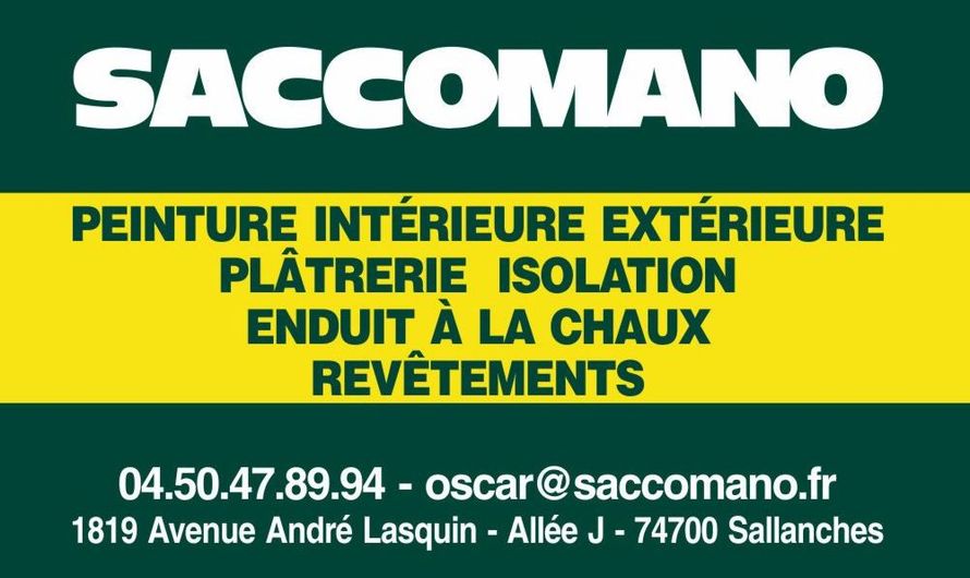 Saccomano Peinture intérieur extérieur Isolation Revêtement sallanches megève chamonix passy