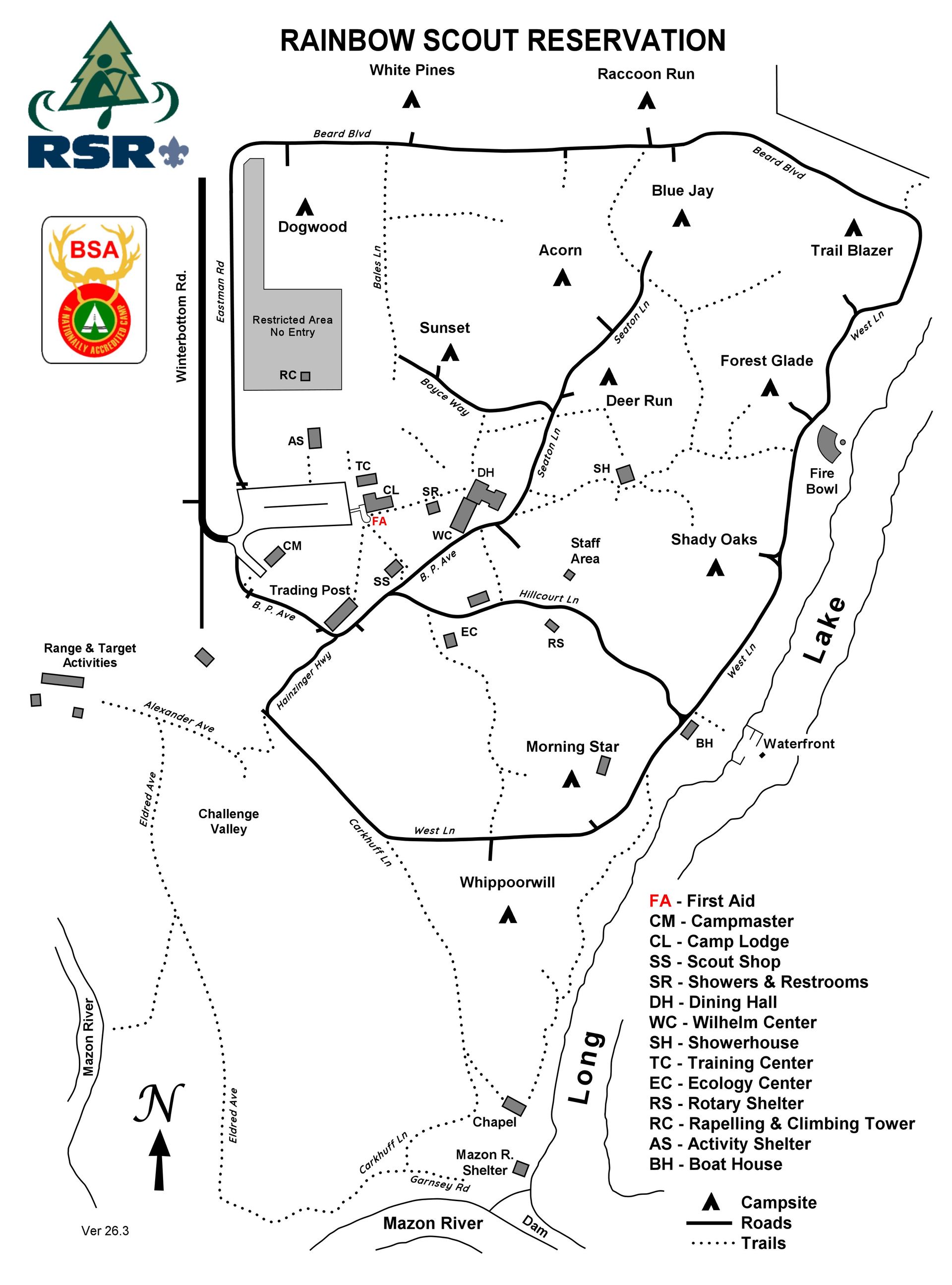 Facility Rentals | Rainbow Scout Reservation